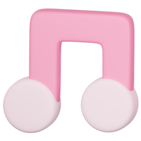 Nota musical  3D Icon