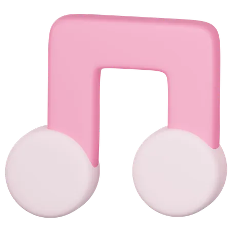 Nota musical  3D Icon