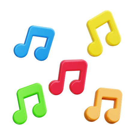 Nota musical  3D Icon