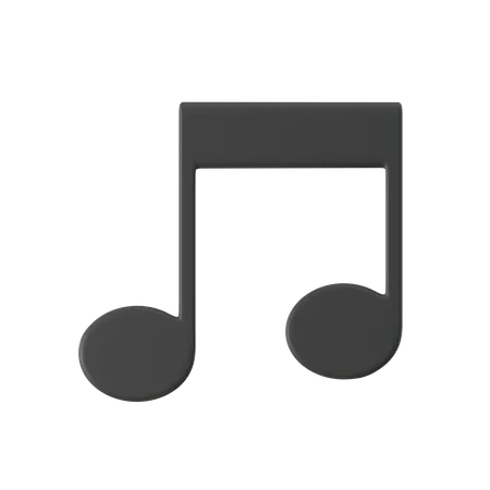 Melodias Clasicas En 3 D Notas Clave De Piano Para Entretenimiento Musical 3D Icon