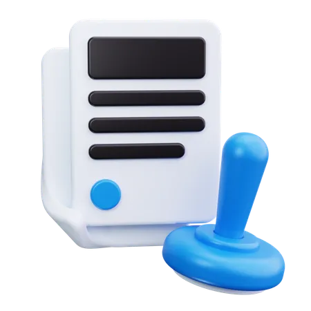 Notary  3D Icon