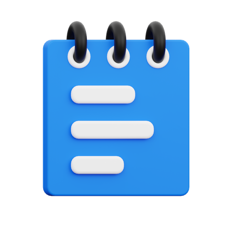 Notas  3D Icon