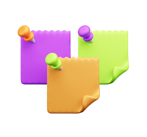 Notas  3D Icon