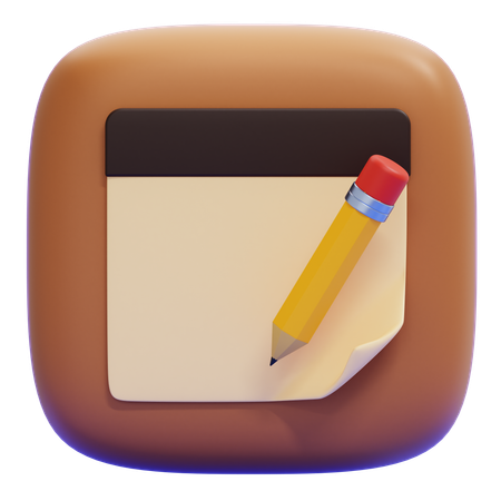Notas  3D Icon