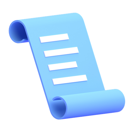 Notas  3D Icon