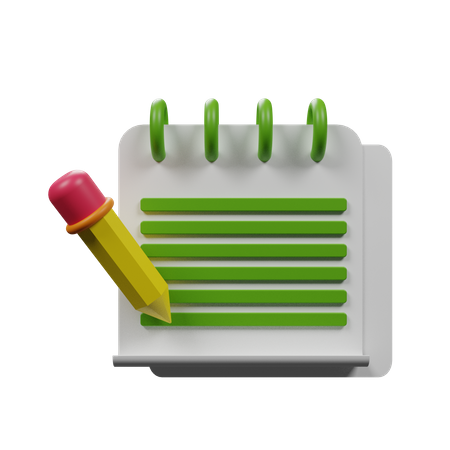 Notas  3D Icon