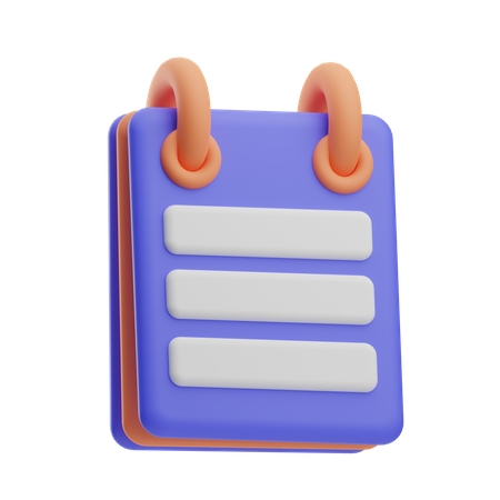 Notas  3D Icon