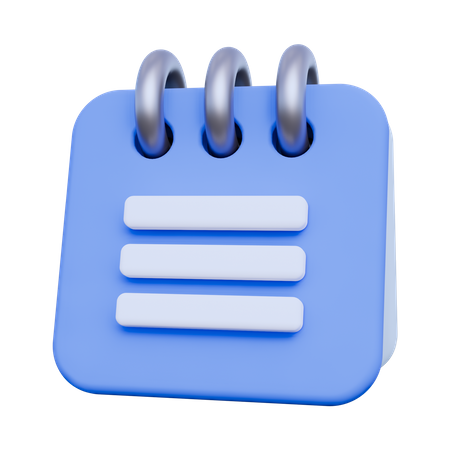 Notas  3D Icon