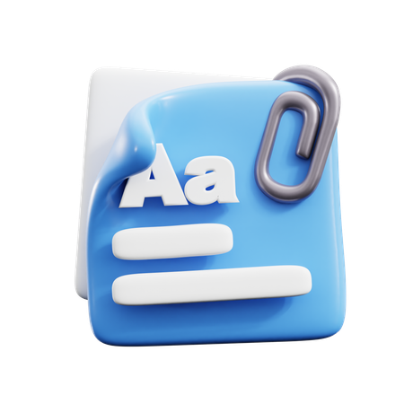 Notas  3D Icon