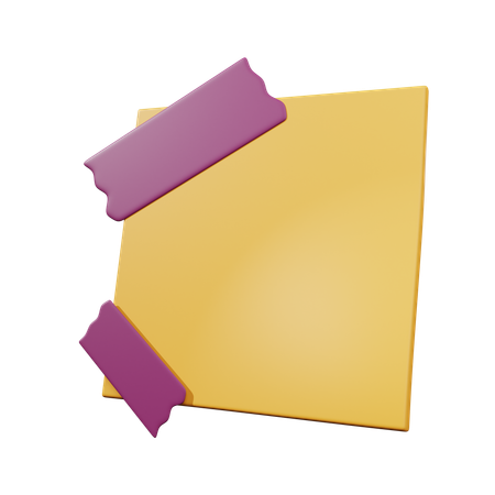 Notas adesivas  3D Icon