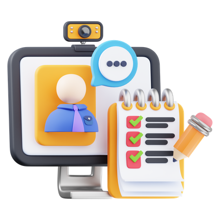 Notas da reunião  3D Icon