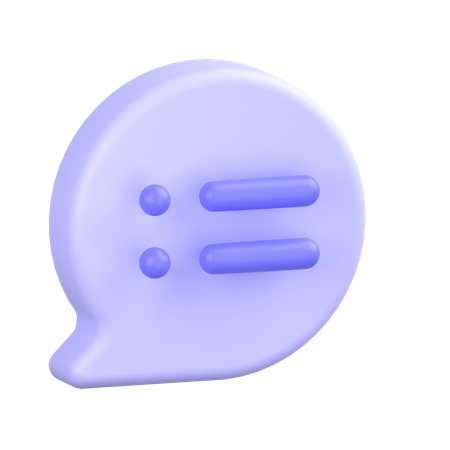 Notas de comentários  3D Icon