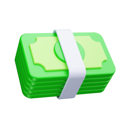 Notas de moeda  3D Icon