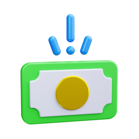 Notas de moeda  3D Icon