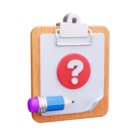 Notas de perguntas frequentes 3D Icon