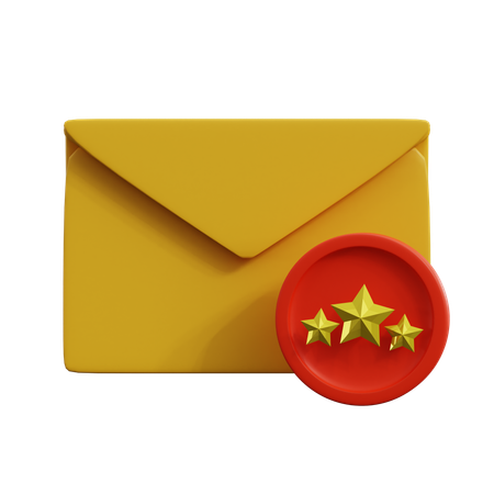 E-mail d'évaluation  3D Icon