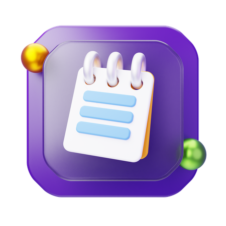 Note  3D Icon