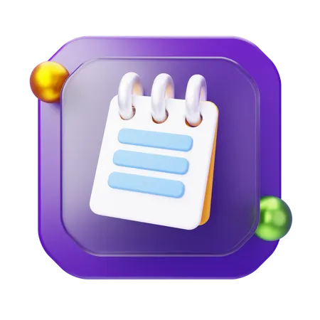 Note  3D Icon