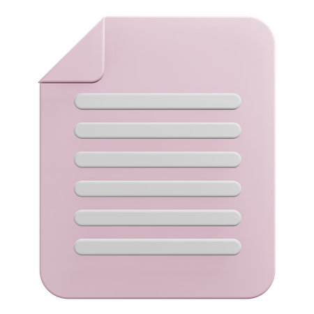 Note  3D Icon