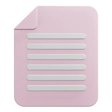 Note  3D Icon