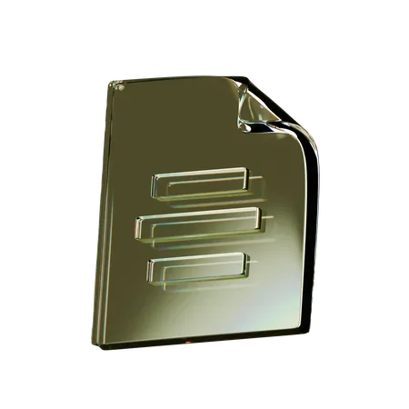 Note  3D Icon