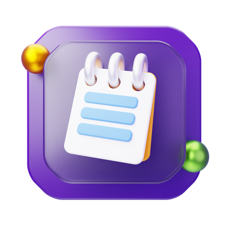 Note  3D Icon