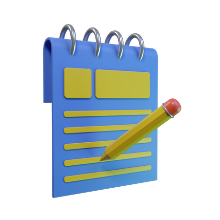 Note  3D Icon