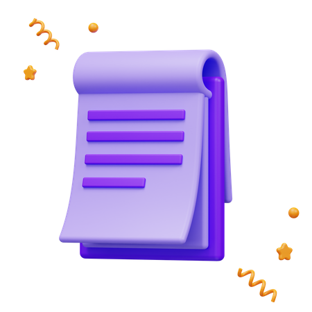 Note  3D Icon