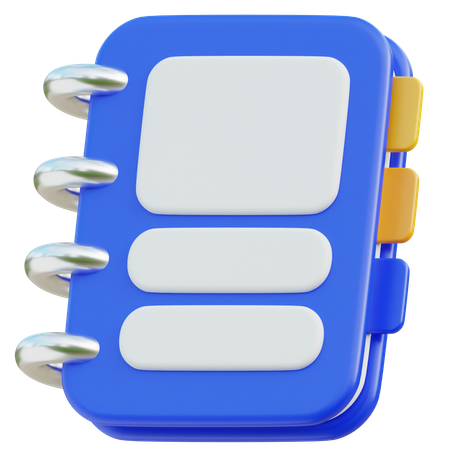 Note Book  3D Icon