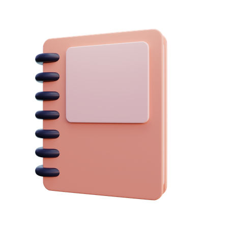 Note Book  3D Icon