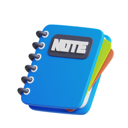 Note Book  3D Icon