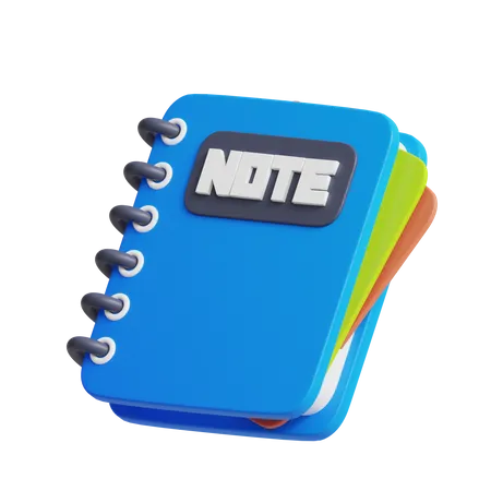 Note Book 3D Icon