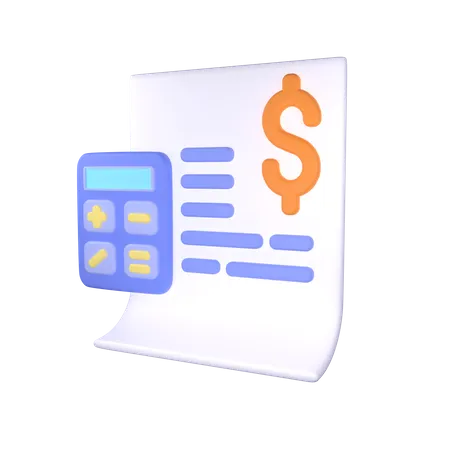 Note Calculator  3D Icon