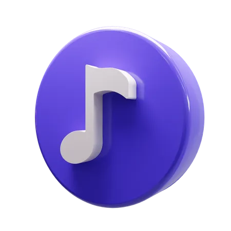 Note de musique  3D Icon