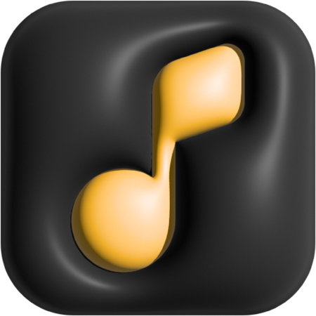 Note de musique  3D Icon