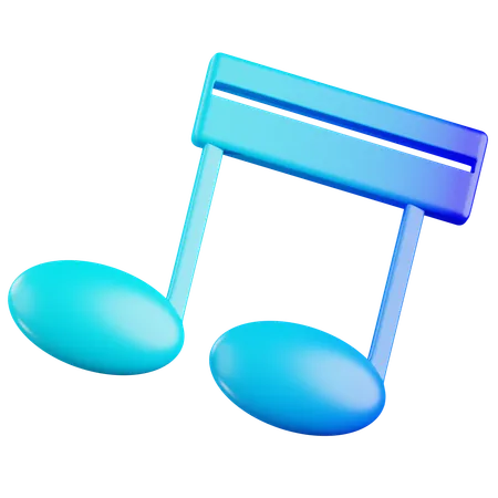 Note de musique  3D Icon