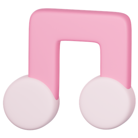 Note de musique  3D Icon