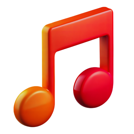 Note de musique  3D Icon