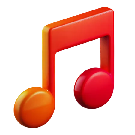 Note de musique  3D Icon