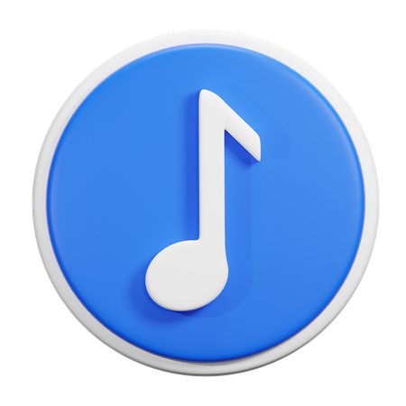 Note de musique  3D Icon