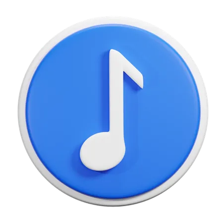 Note de musique  3D Icon