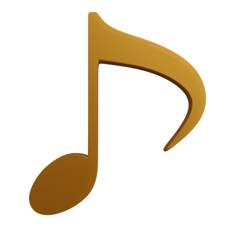 Note musicale  3D Icon