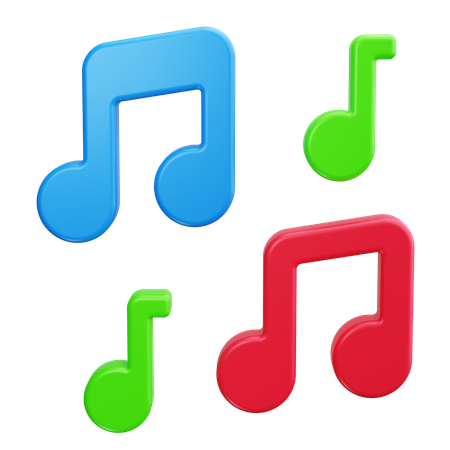 Note de musique  3D Icon