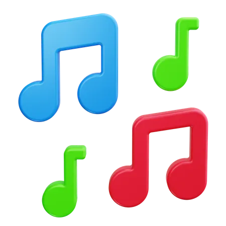 Note de musique  3D Icon