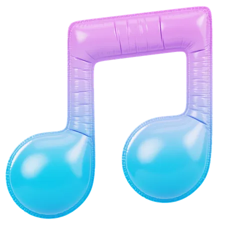 Note de musique  3D Icon