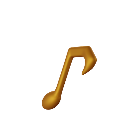 Note de musique  3D Illustration