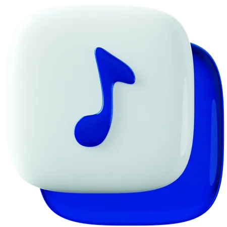 Note de musique  3D Icon