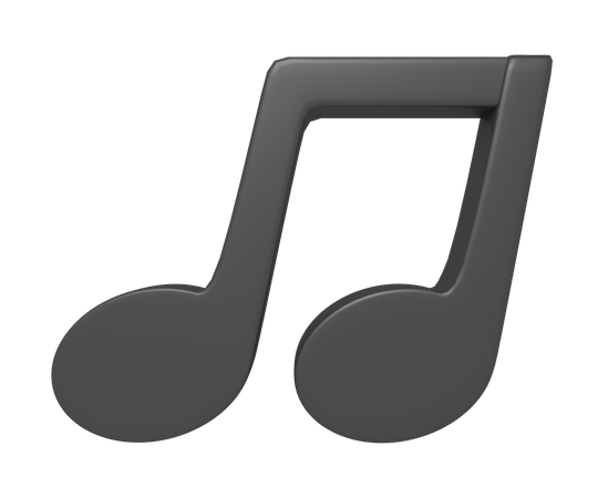 Note de musique  3D Icon