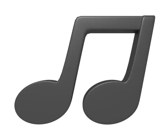 Note de musique  3D Icon