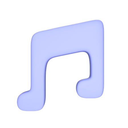 Note de musique  3D Icon